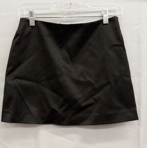 Theory Elegant Black Mini Skirt